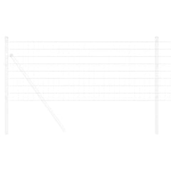 vidaXL Euro Fence 0.4 x 25 m PVC-coated iron 3