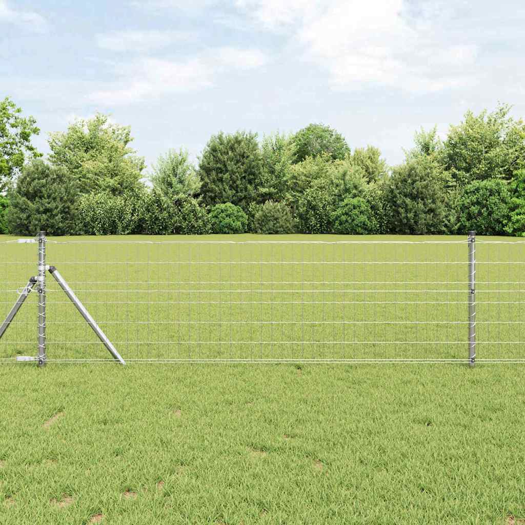 vidaXL Euro Fence 0.4 x 25 m PVC-coated iron 1