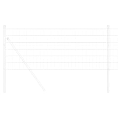 vidaXL Euro Fence 0.4 x 50 m PVC-coated iron 3