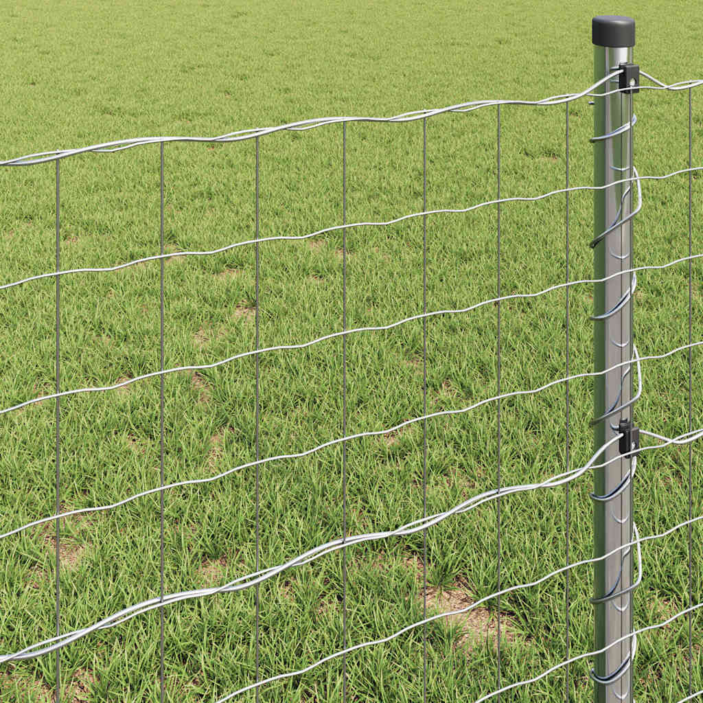 vidaXL Euro Fence 0.4 x 25 m PVC-coated iron 4