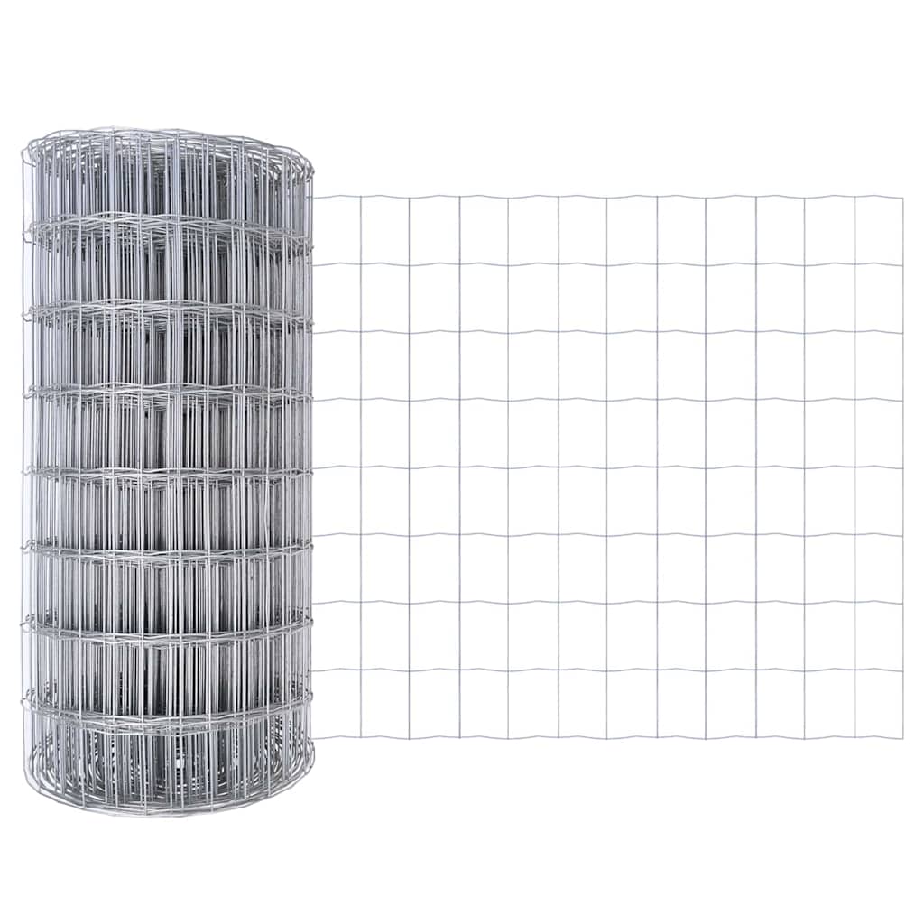 vidaXL Euro Fence 0.4 x 50 m PVC-coated iron 2