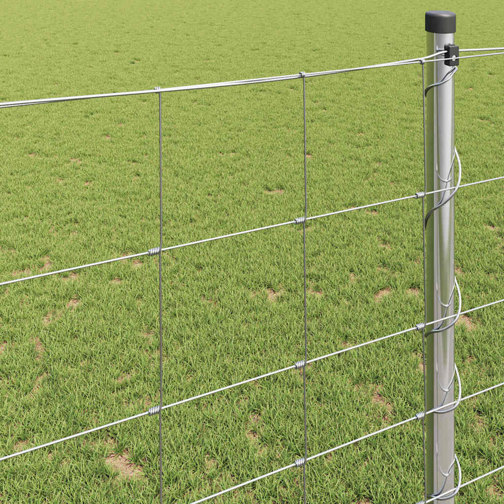 vidaXL Wild Fence Hot Dip Galvanized 1000 x 120 x 0.18 cm Iron 4