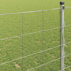 vidaXL Wild Fence Hot Dip Galvanized 1000 x 120 x 0.18 cm Iron 4