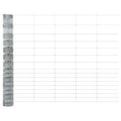 vidaXL Wild Fence Hot Dip Galvanized 1000 x 120 x 0.18 cm Iron 5