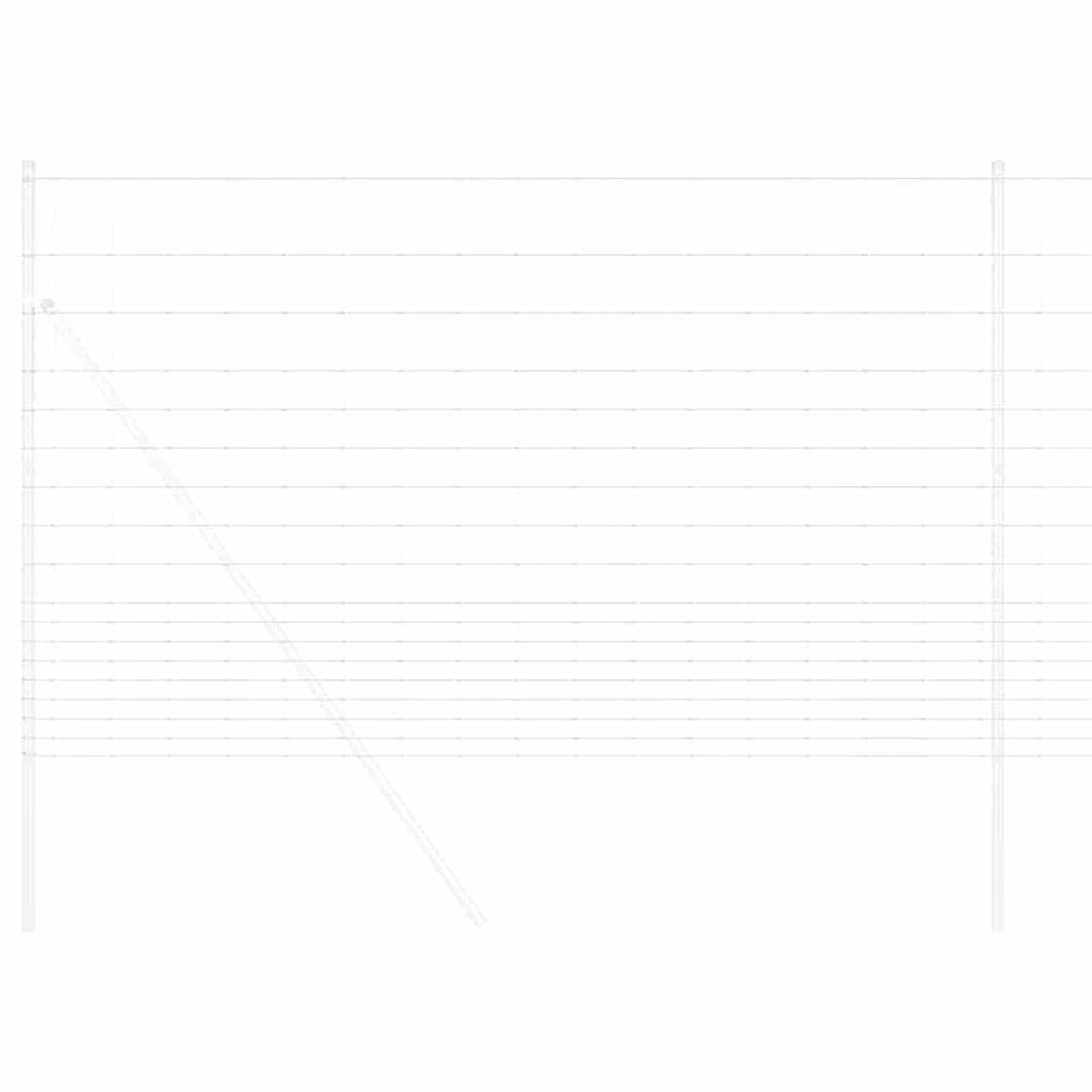 vidaXL Wild Fence Hot Dip Galvanized 1000 x 150 x 0.18 cm Iron 3