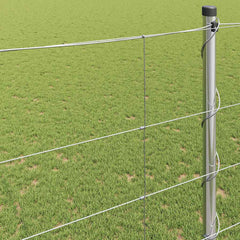 vidaXL Wild Fence Hot Dip Galvanized 1000 x 150 x 0.18 cm Iron 4