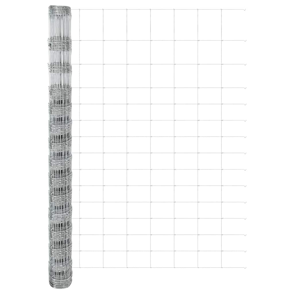 vidaXL Wild Fence Hot Dip Galvanized 1000 x 160 x 0.18 cm Iron 5