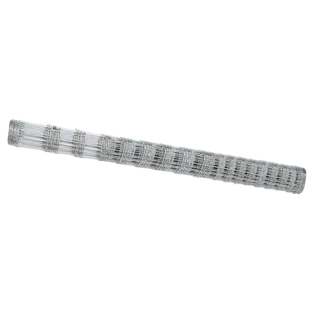 vidaXL Field Fence Silver 2