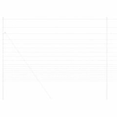 vidaXL Field Fence Silver 3