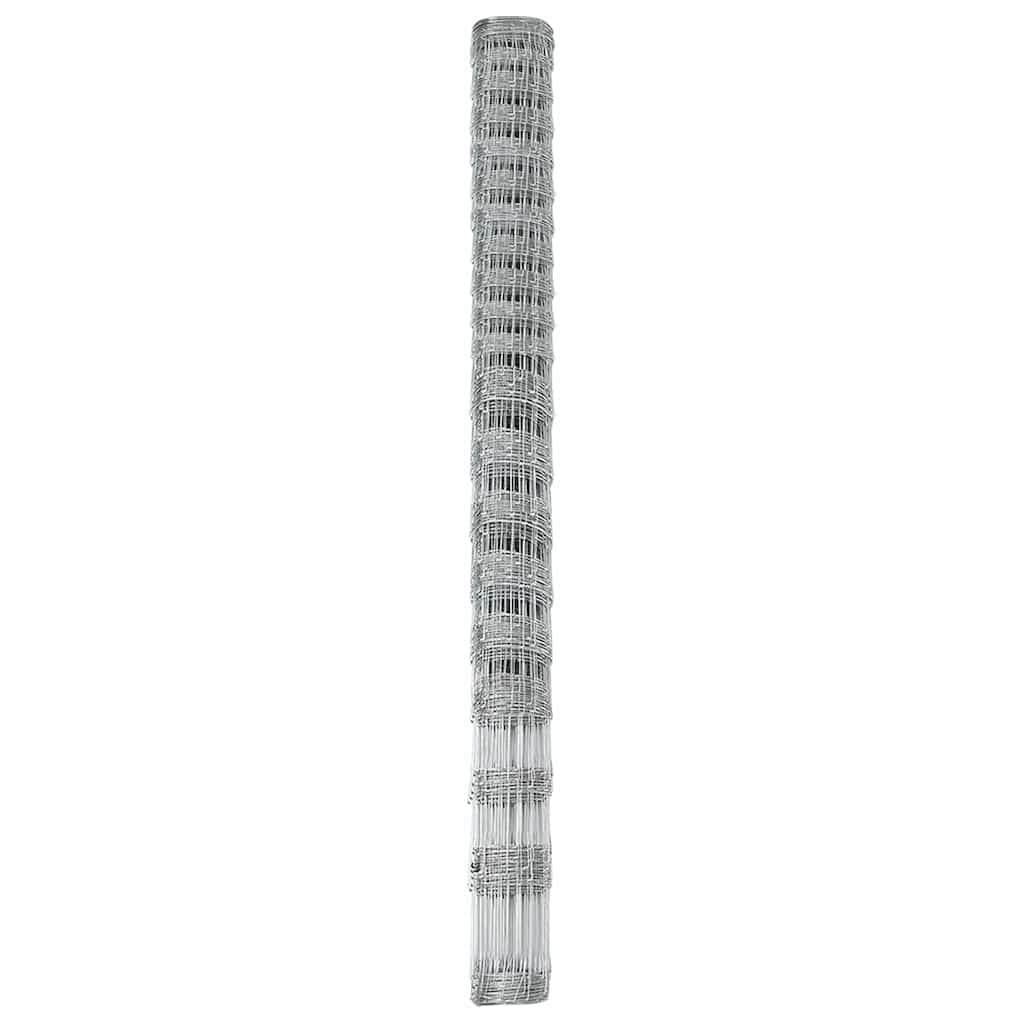 vidaXL Field Fence Silver 6