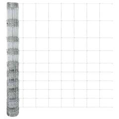 vidaXL Field Fence Silver 5