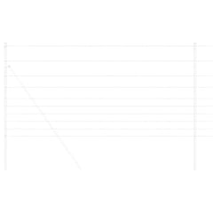 vidaXL Field Fence Silver 3