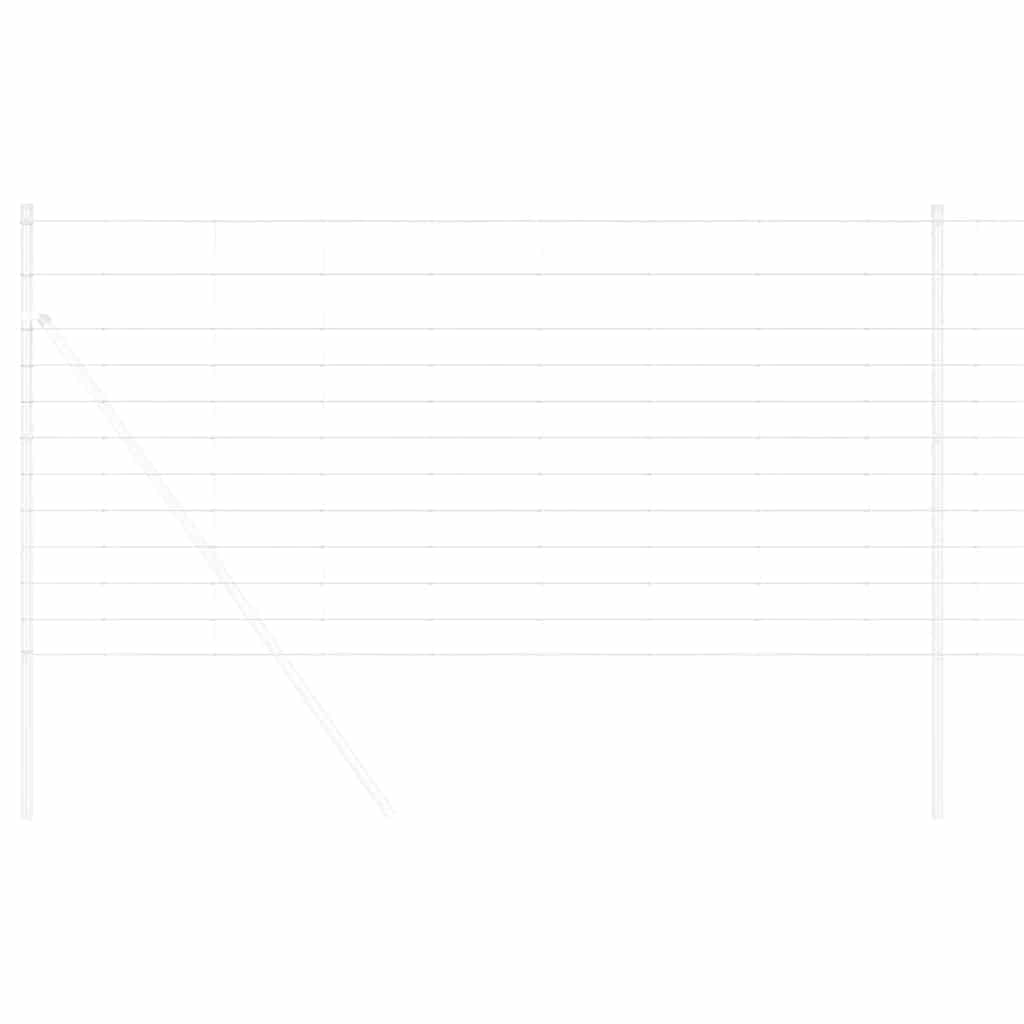 vidaXL Field Fence Silver 3