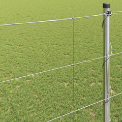 vidaXL Field Fence Silver 4