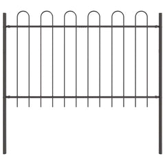 Garden Fence BOXTEL Powder-coated Steel Grey Height