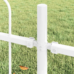 vidaXL Garden Fence BOXTEL White 3