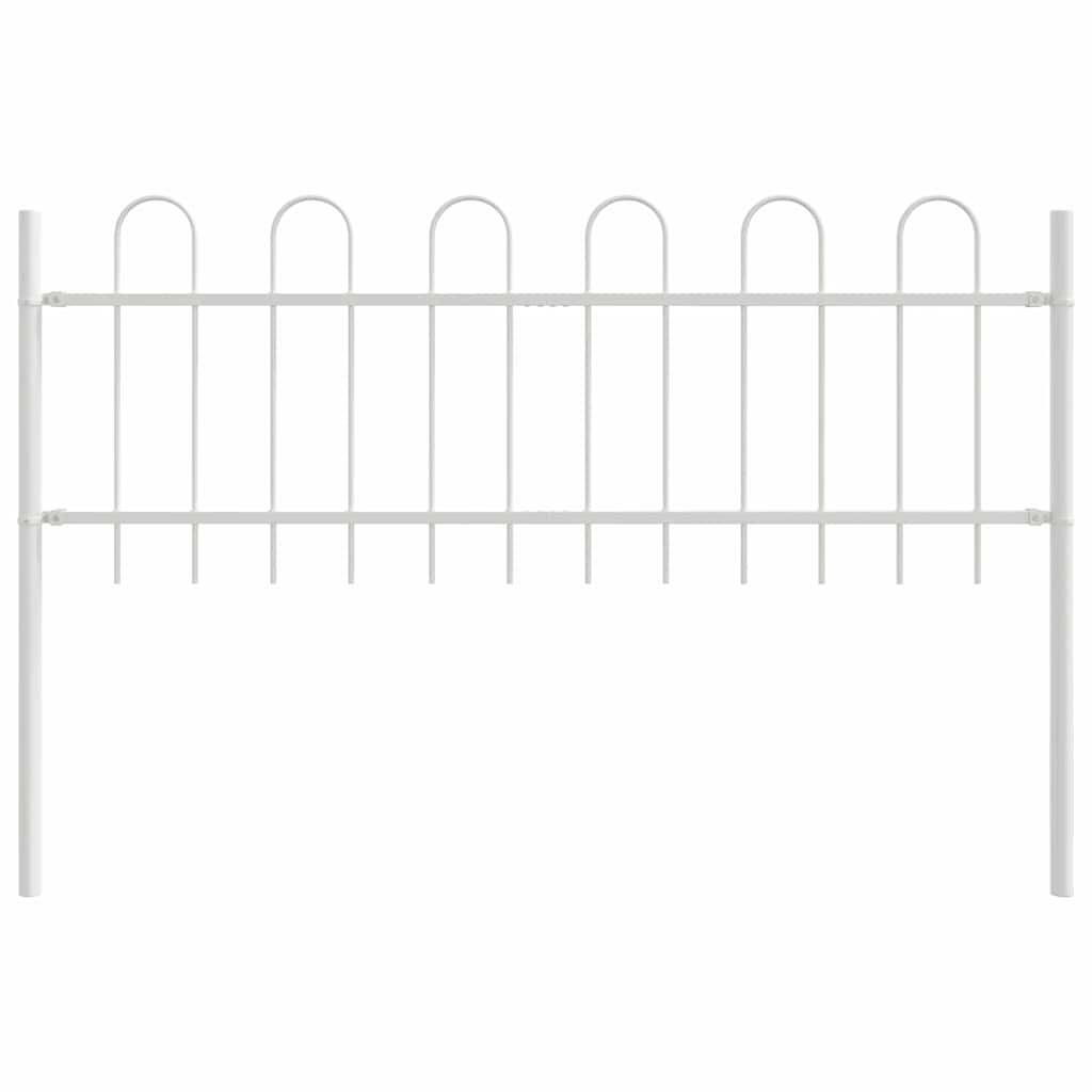 vidaXL Garden Fence BOXTEL White 2