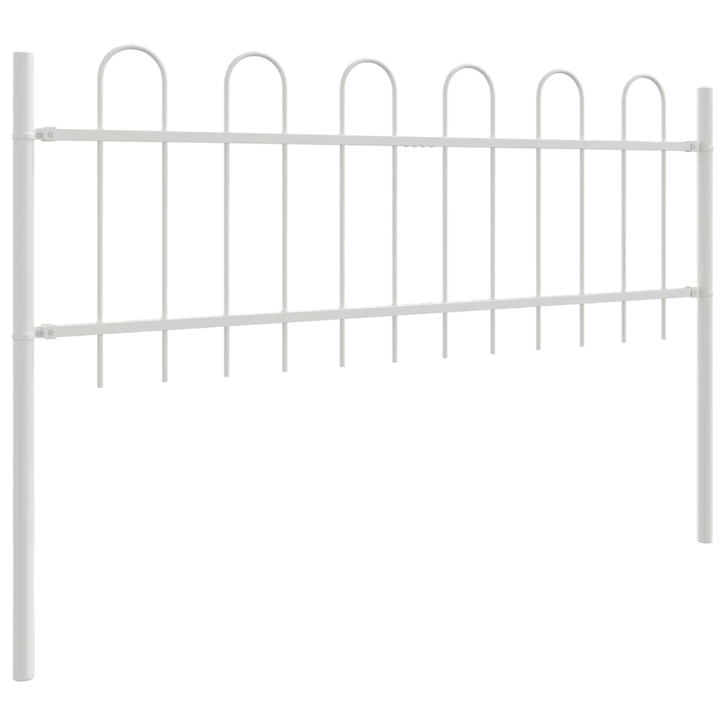 vidaXL Garden Fence BOXTEL White 4