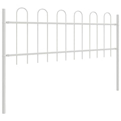vidaXL Garden Fence BOXTEL White 4