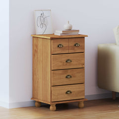 Chest of Drawer ASKIM 4-Drawer 48.5 x 40 x 79 cm Brown