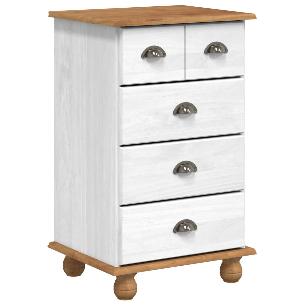 Chest of Drawer ASKIM 4-Drawer 48.5 x 40 x 79 cm White