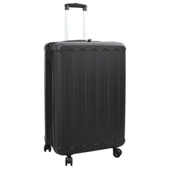 vidaXL Suitcase Folding with Lock Black 50 x 30 x 76 cm ABS Plastic 1