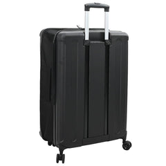 vidaXL Suitcase Folding with Lock Black 50 x 30 x 76 cm ABS Plastic 5