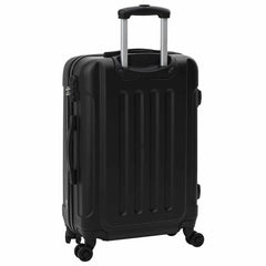 vidaXL Suitcase with Lock 3 pcs Black 50 x 31 x 78 cm ABS Plastic 6
