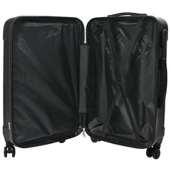 vidaXL Suitcase with Lock 3 pcs Black 50 x 31 x 78 cm ABS Plastic 4