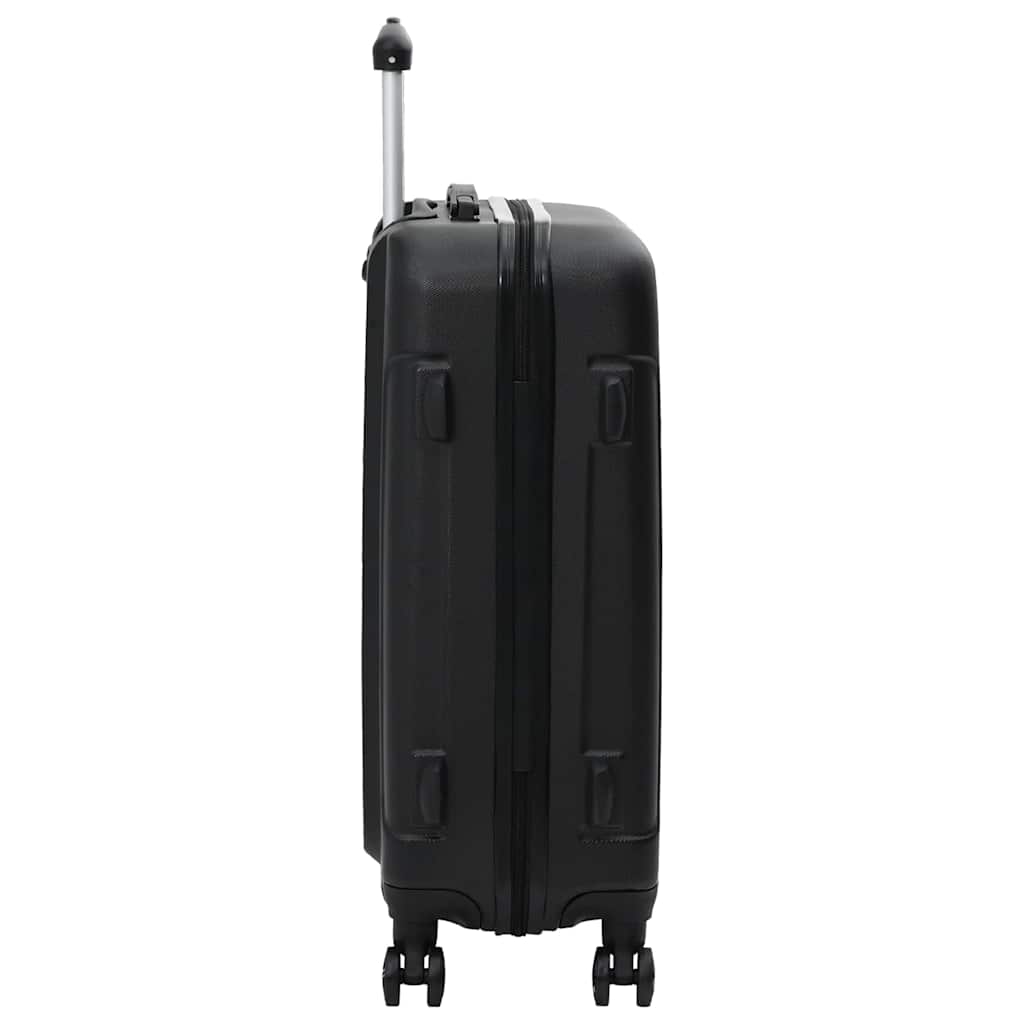vidaXL Suitcase with Lock 3 pcs Black 50 x 31 x 78 cm ABS Plastic 5