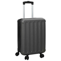 vidaXL Suitcase Folding Dark grey 34 x 23 x 55.5 cm ABS Plastic 1