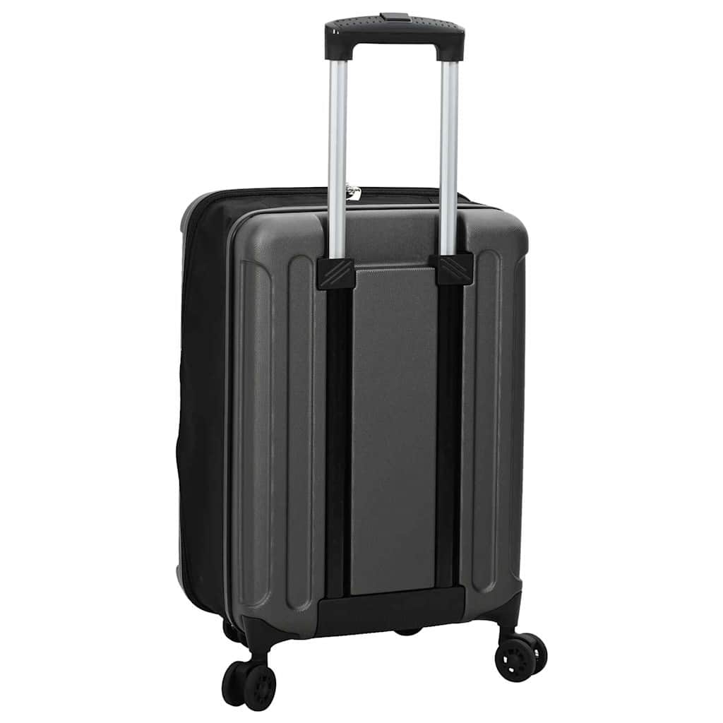 vidaXL Suitcase Folding Dark grey 34 x 23 x 55.5 cm ABS Plastic 5