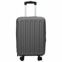 vidaXL Suitcase Folding Dark grey 34 x 23 x 55.5 cm ABS Plastic 3