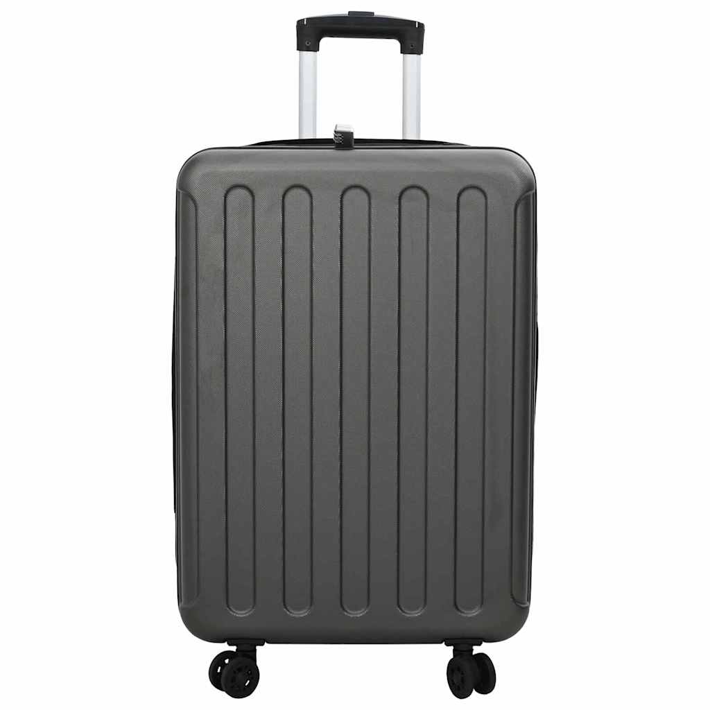 vidaXL Suitcase Folding Dark grey 43 x 27 x 66 cm ABS Plastic 3