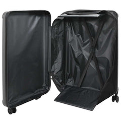 vidaXL Suitcase Folding Dark grey 50 x 30 x 76 cm ABS Plastic 2