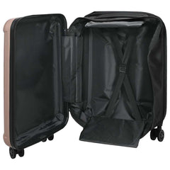 vidaXL Suitcase Folding Rose gold 34 x 23 x 55.5 cm ABS Plastic 2