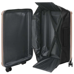 vidaXL Suitcase Folding Rose gold 50 x 30 x 76 cm ABS Plastic 2