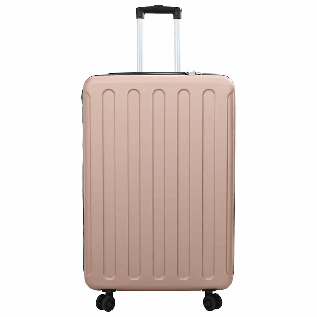 Suitcase Folding 50 x 30 x 76 cm ABS Plastic 28 inches Rose gold