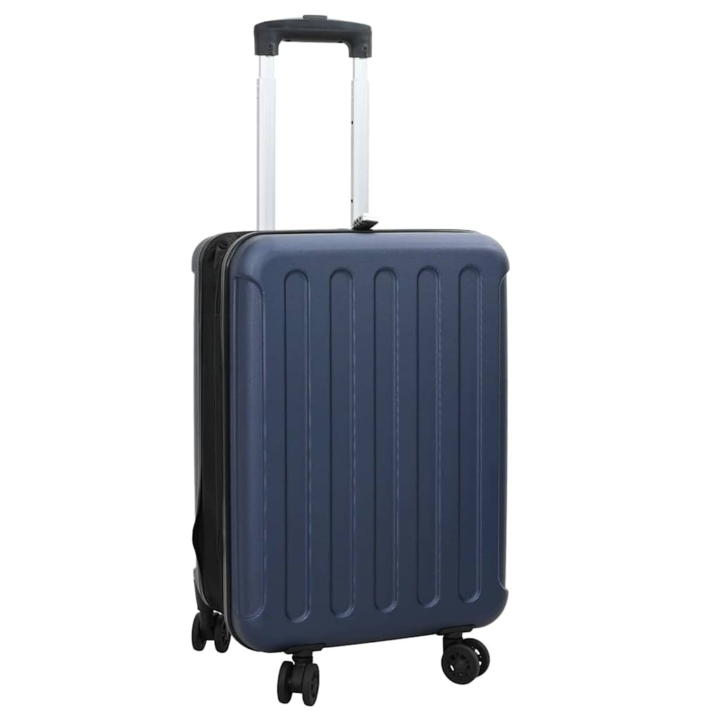 vidaXL Suitcase Folding Dark blue 34 x 23 x 55.5 cm ABS Plastic 1