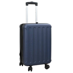 vidaXL Suitcase Folding Dark blue 34 x 23 x 55.5 cm ABS Plastic 1