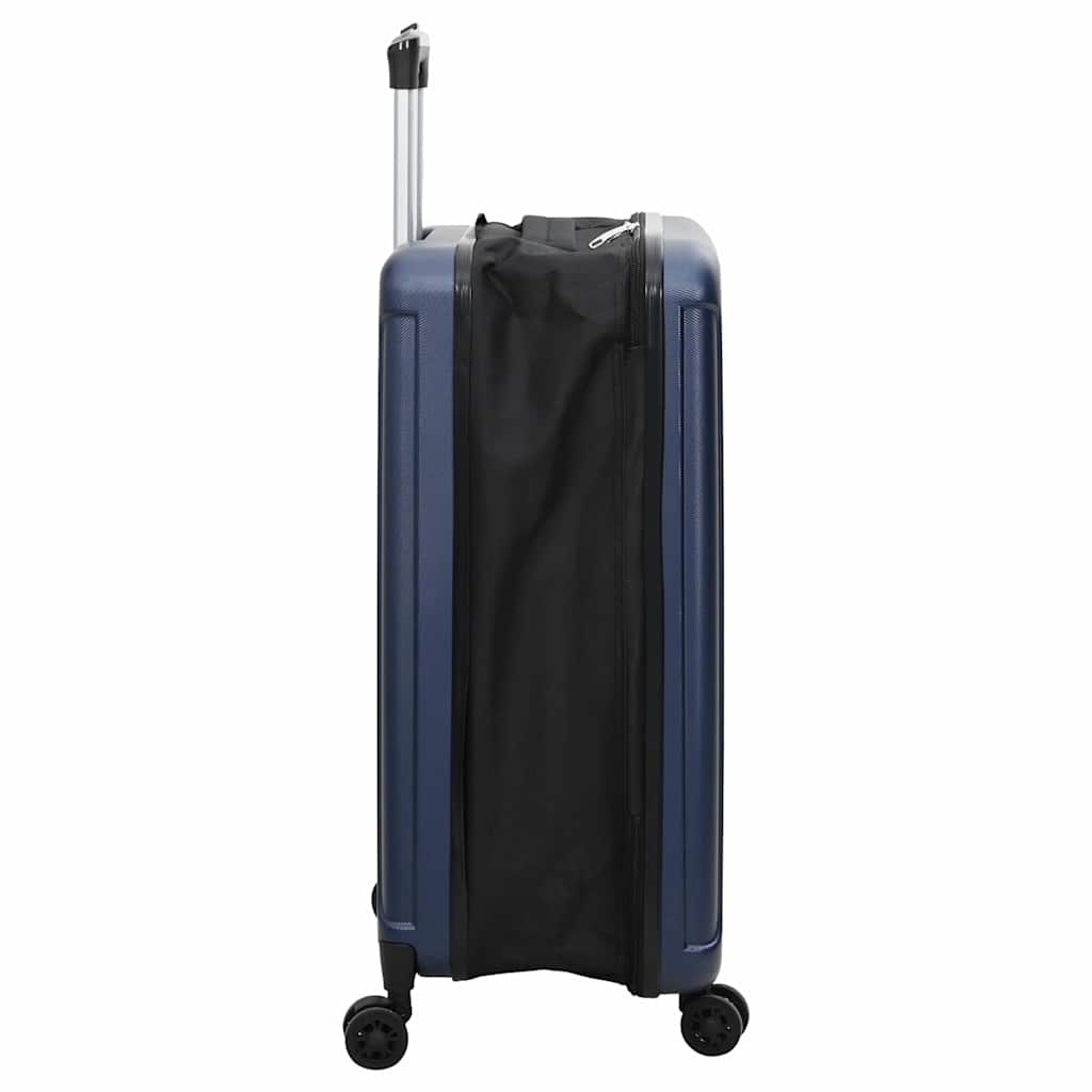 vidaXL Suitcase Folding Dark blue 34 x 23 x 55.5 cm ABS Plastic 4