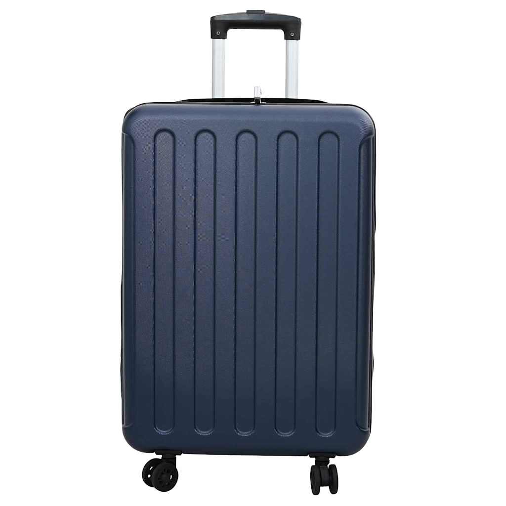 vidaXL Suitcase Folding Dark blue 43 x 27 x 66 cm ABS Plastic 2
