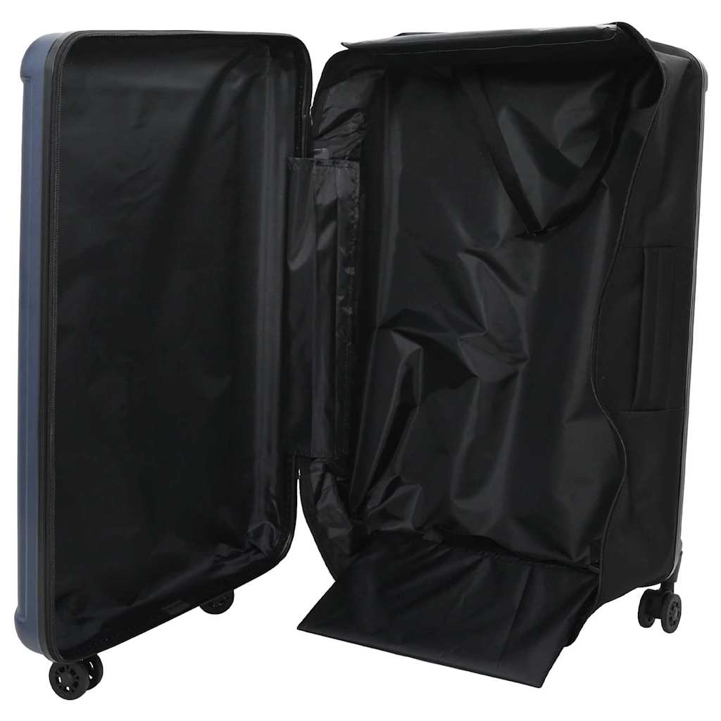 Suitcase Folding 50 x 30 x 76 cm ABS Plastic 28 inches Dark blue