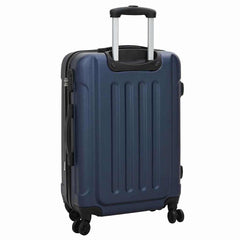 vidaXL Suitcase with Lock 3 pcs Dark Blue 50 x 31 x 78 cm ABS Plastic 6