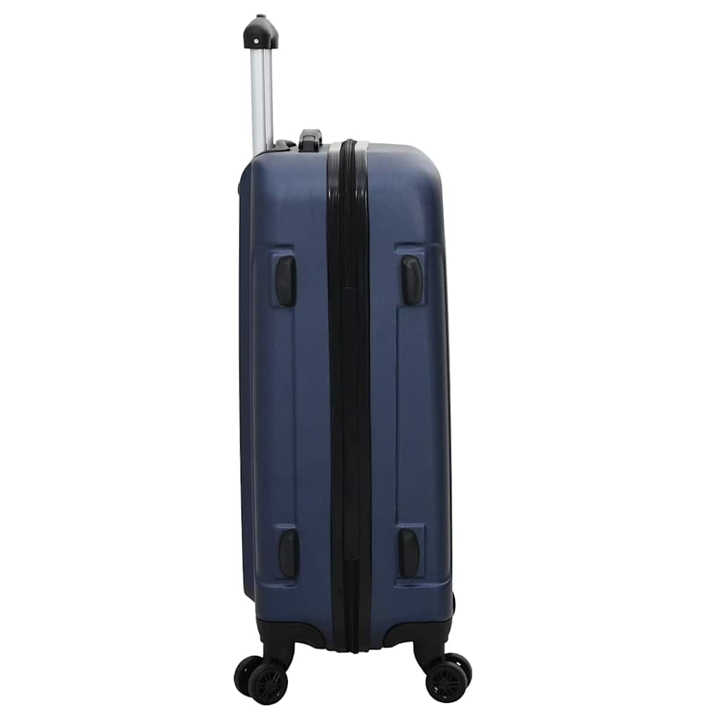vidaXL Suitcase with Lock 3 pcs Dark Blue 50 x 31 x 78 cm ABS Plastic 5