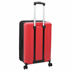 vidaXL Suitcase Folding with Lock Red 43 x 27 x 66 cm ABS Plastic 5