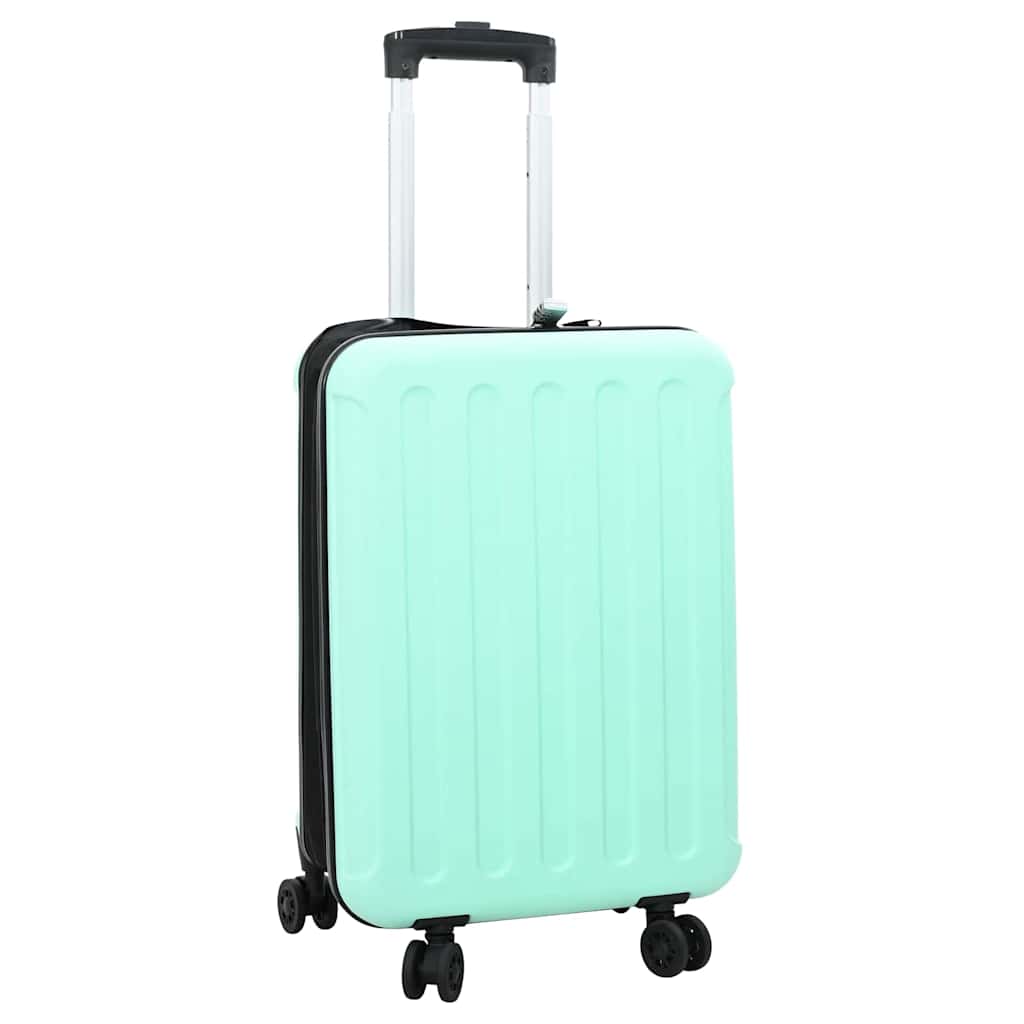 vidaXL Suitcase Folding Mint green 34 x 23 x 55.5 cm ABS Plastic 1