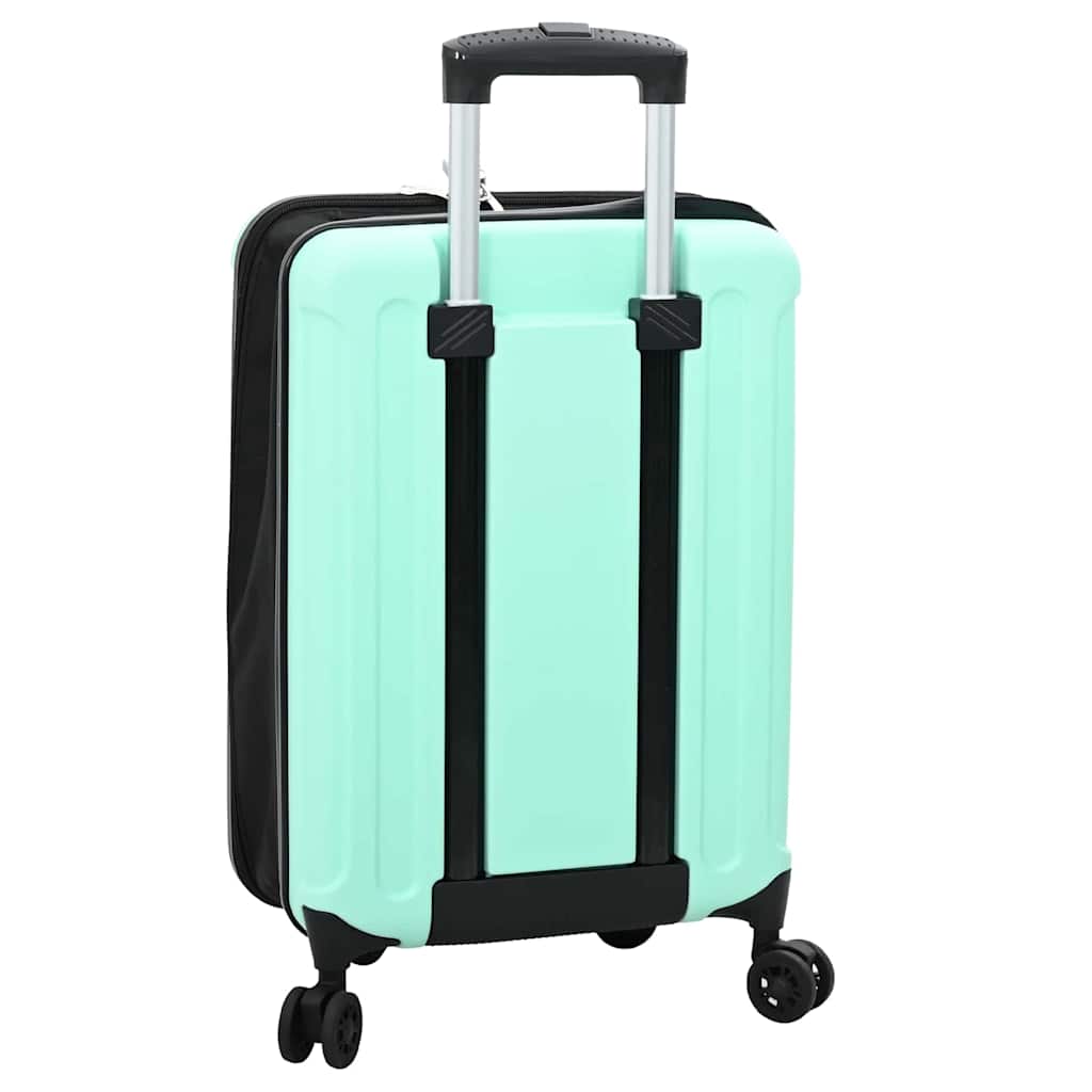 vidaXL Suitcase Folding Mint green 34 x 23 x 55.5 cm ABS Plastic 5