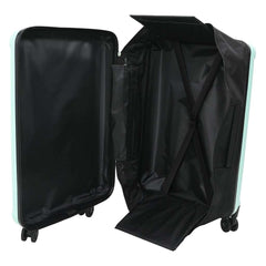 vidaXL Suitcase Folding Mint green 34 x 23 x 55.5 cm ABS Plastic 3