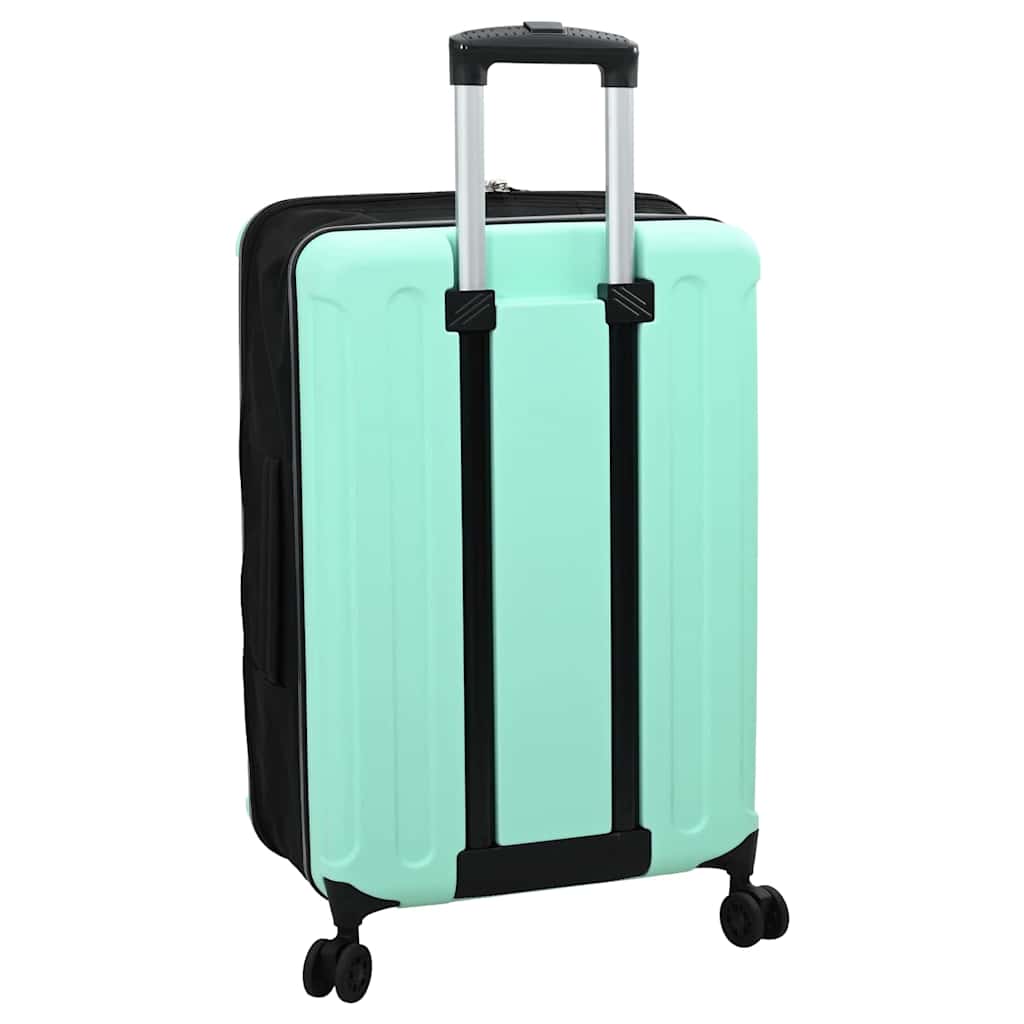 vidaXL Suitcase Folding Mint green 43 x 27 x 66 cm ABS Plastic 5